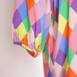 Danef harlekin bluse str L (2)