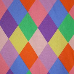 Danef harlekin bluse str L (2)