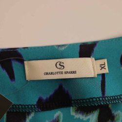 Charlotte sparre silke bluse grn str Xl (lille) (20)