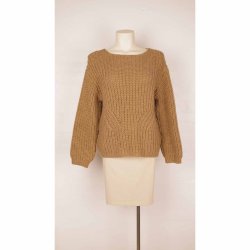 Brun strik Mba, str L  (20)