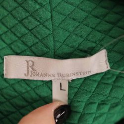 Johanne Rubinstein grn, kjole/sweat str L (20)