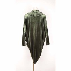 Grn velour kjole fra Johanne Rubenstein, str l/Xl (20)