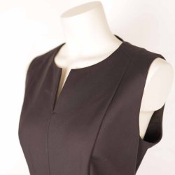 Sand kjole, sort str 46(42/44)  (20)