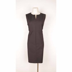 Sand kjole, sort str 46(42/44)  (20)