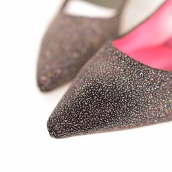 Mascaro sort/multi glimmer sko str 40 (20)