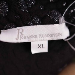 Johanne Rubinstein, sort glimmer, str XL (20)