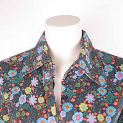 Margot kjole, sm blomster bomulds jersey 2Xl (20)