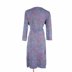 Dazzle Me kjole med drapeering, bl, 3xl (20)