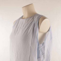 top lidgh blue silke uden rmer G56 cm str. 42 (21)