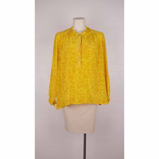 Relove and roses 100%silke G62 cm gul str. LXL (21)