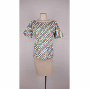 Margot bluse m korte rmer bomulds jersey M (21)