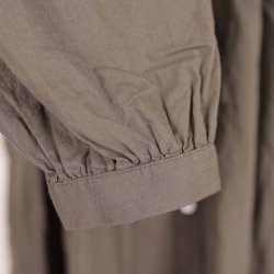 Skjorte mrkgrn bld bomuld m vidde str. XL (21)