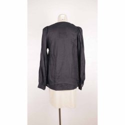 Claire sort hr bluse m guld broderi G50cm M (21)