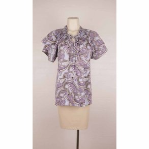 Claire bluse m kort rme tynd bomuld G55 L (21)