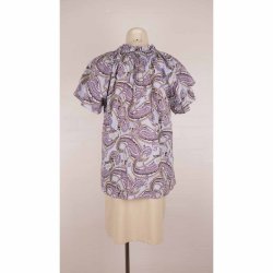 Claire bluse m kort rme tynd bomuld G55 L (21)