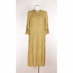 Sams Sams midi kjole tynd viscose m underkjole S (21)