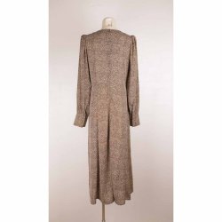 Maxi dress tynd viscose leopard print G48 M (21)