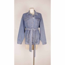 Wearhouse stor denim jakke m bindeblte str. XL (21)