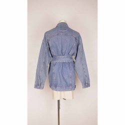 Wearhouse stor denim jakke m bindeblte str. XL (21)