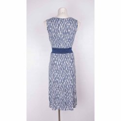 King Louise ny kjole str L bl/ creme  (22)