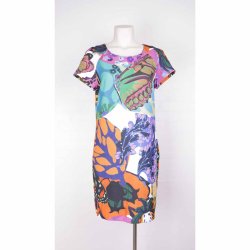 Desigual kjole sommerfugl ny 42 l 93 bm 99 (22)