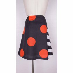 Ossart nederdel sort m rde bomber ny liv 76 str L (22)