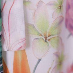 Smashed- Lemon kjole lang m blomster  ny str L  (22)