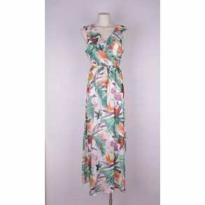 Smashed- Lemon kjole lang m blomster  ny str L  (22)