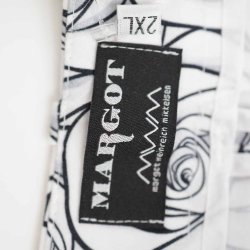 Margot bukser NY str. 2XL sort/hvid  (22)