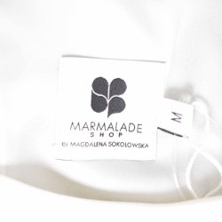 Marmalade kjole kort NY str. M sort/hvid (22)