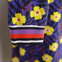 Margot kjole NY str. 2XL lilla print (22)