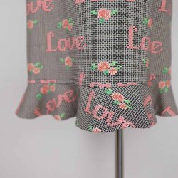 Margot kjole NY str. XL Love print (22)