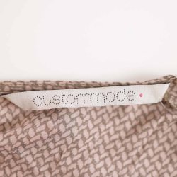 Custommade kjole viscose beige m lommer 42 (8)