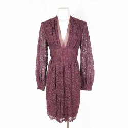 Diane von Furstenberg bordeaux blonde kjole NY 8 (8)