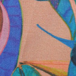 Margot bluse med vandfald krave. g 59cm. som ny (24)