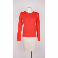 du Milde rd cardigan Viscose str M g 52cm som Ny (24)