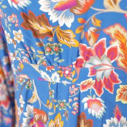 duMilde Etc. Boheme kjole Stvet bl S g 53cm Ny  (24)