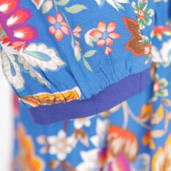 duMilde Etc. Boheme kjole Stvet bl S g 53cm Ny  (24)