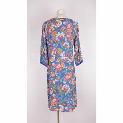 duMilde Etc. Boheme kjole Stvet bl S g 53cm Ny  (24)