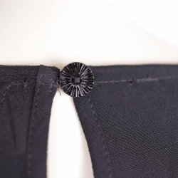 duMilde Etc Sort kjole 100%viscose S g 53cm Ny (24)