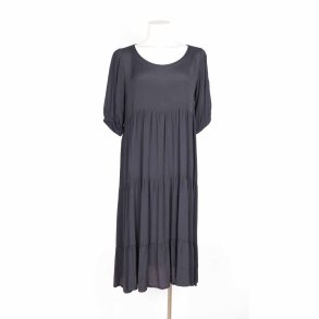 duMilde Etc Sort kjole 100%viscose S g 53cm Ny (24)