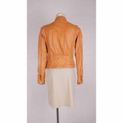 Rock N&acute;Blue orange skindjakke. str. 40. som ny (24)