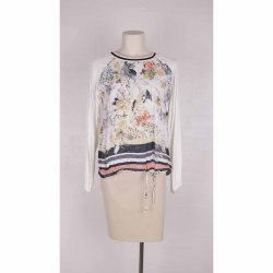 Summum bluse. 100% viscose. str. 38. g 52cm.  (24)