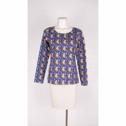 margot bluse bl med lange rmer L g 48cm som ny (24)