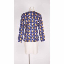 margot bluse bl med lange rmer L g 48cm som ny (24)