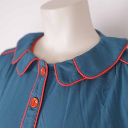 duMilde skjorte petrol Ny S g 51cm.  (24)