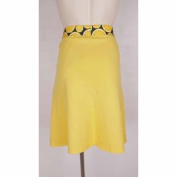 Margot nederdel gul M talje 41 cm som ny (24)