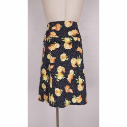 duMilde nederdel med citroner S talje 43cm. Ny (24)