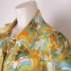 Margot kjole m pufrmer L som ny. g 47cm  (24)