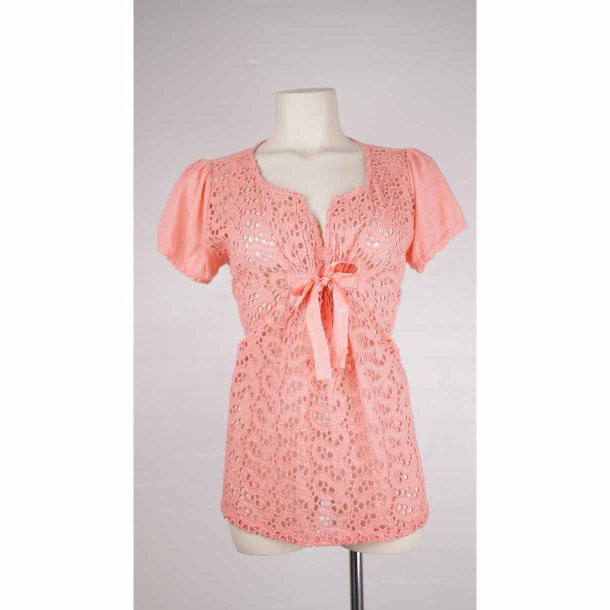 Odd Molly broderi anglaise top peach str.L (24)